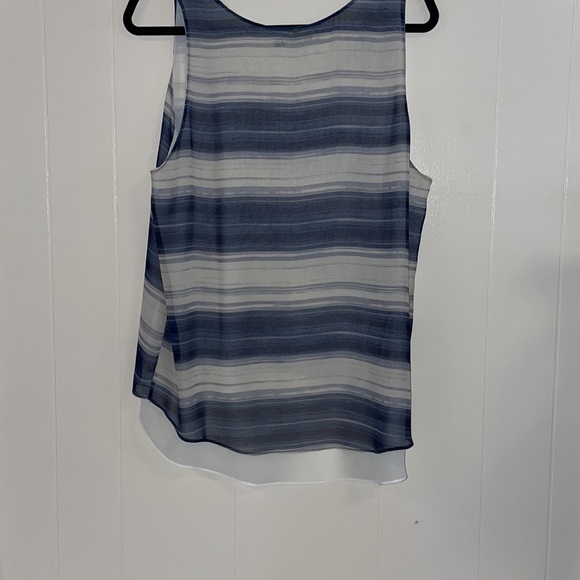 Calvin Klein Layered Silky Top Sz Xl - Picture 4 of 7